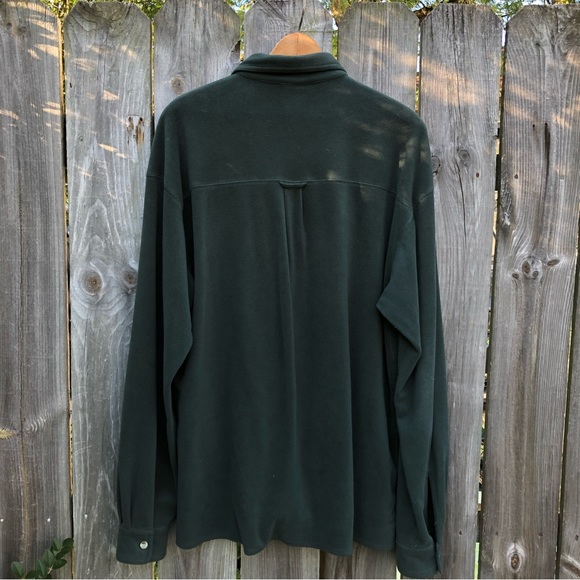 Columbia green fleece button down - Picture 3 of 5